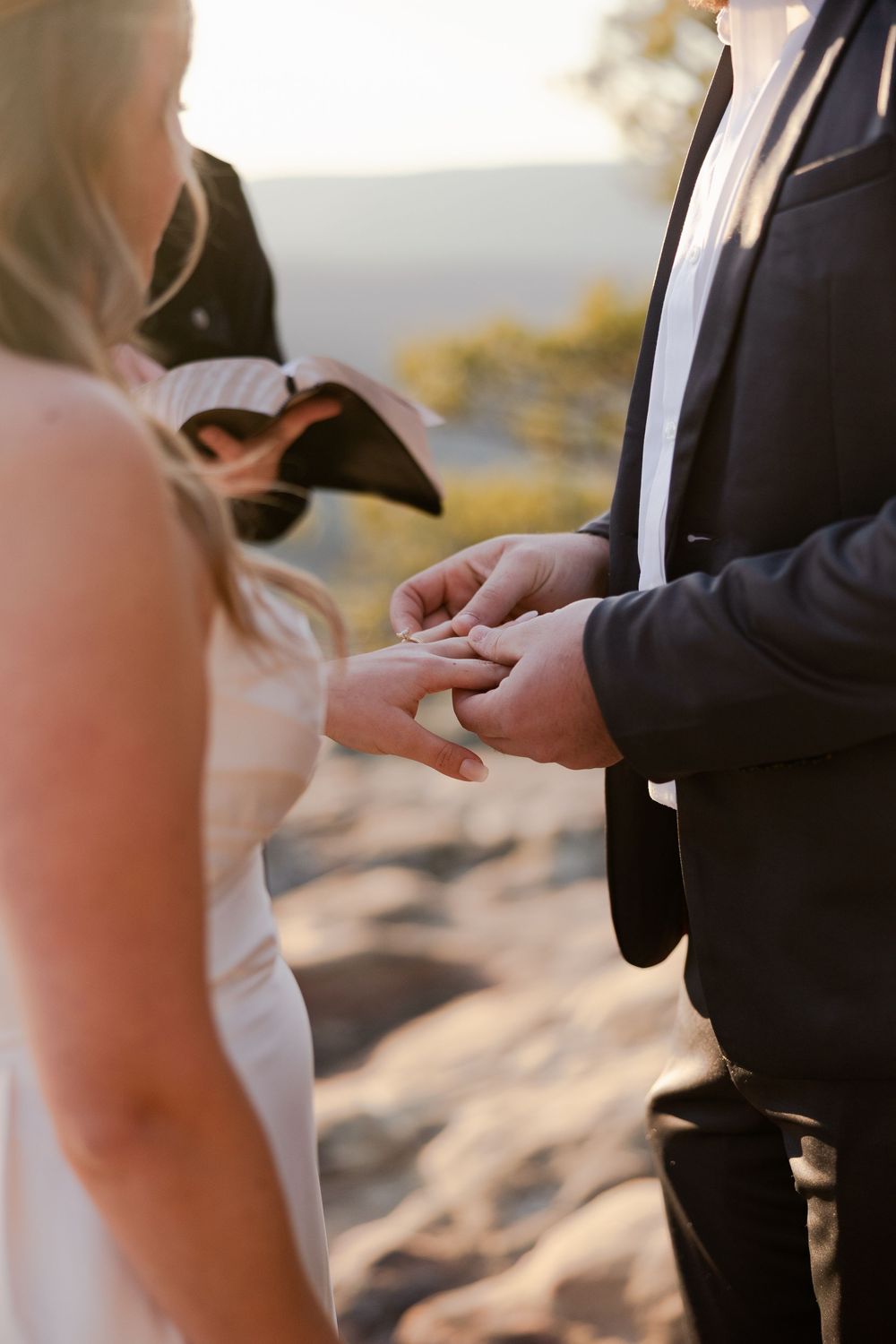 buffalo river elopement sunset