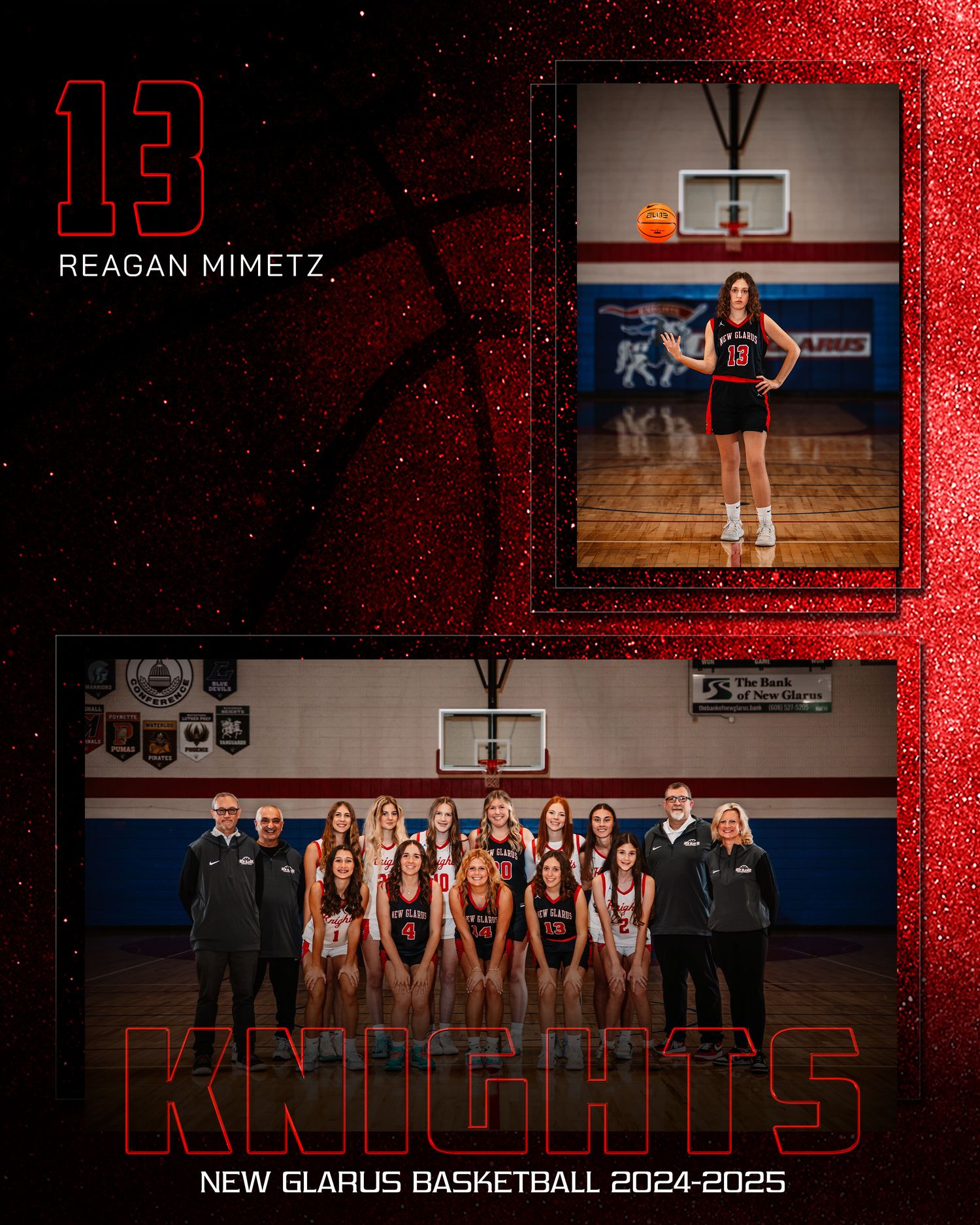 Sports Individual and Team Portrait on a Memory Mate