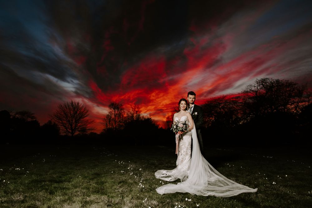 Sunset at Hodsock