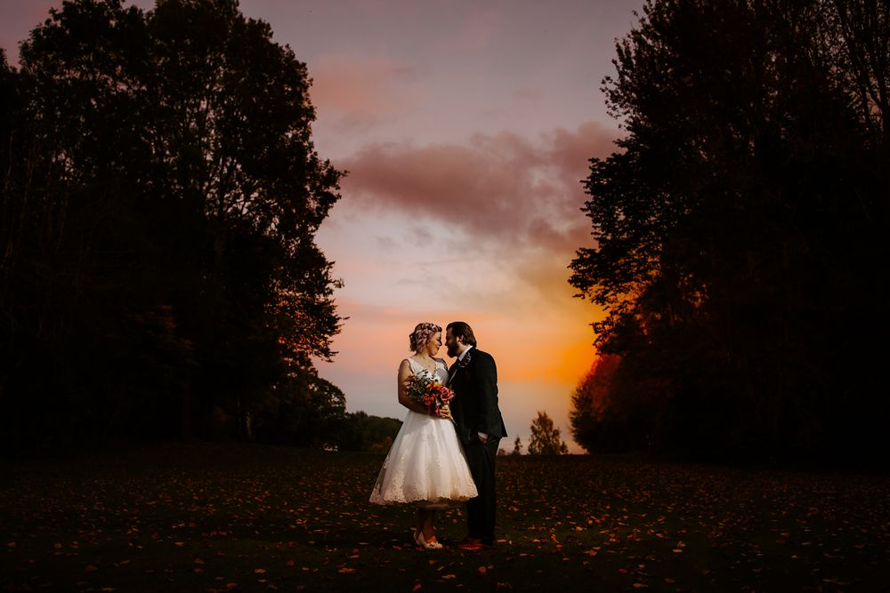sunset at Hallgarth