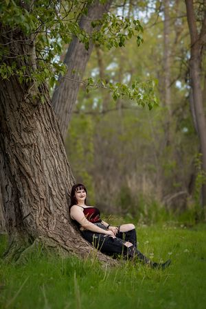 Senior photos Boise River Milestones Studios