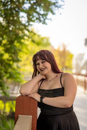 Senior photos Boise River Milestones Studios