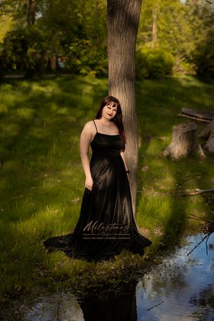 Senior photos Boise River Milestones Studios