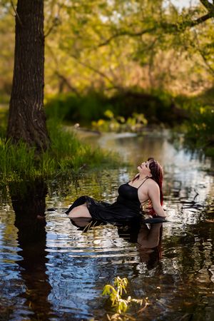 Senior photos Boise River Milestones Studios