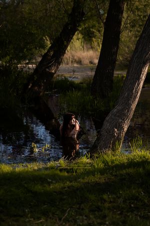 Senior photos Boise River Milestones Studios