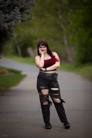 Senior photos Boise River Milestones Studios