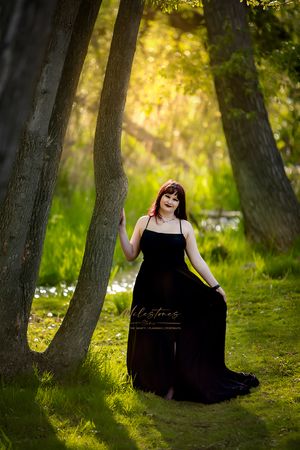 Senior photos Boise River Milestones Studios