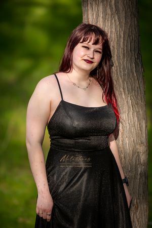 Senior photos Boise River Milestones Studios
