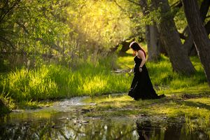 Senior photos Boise River Milestones Studios