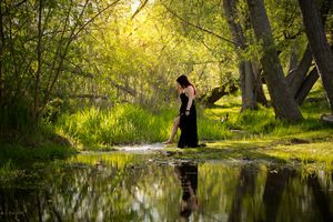 Senior photos Boise River Milestones Studios