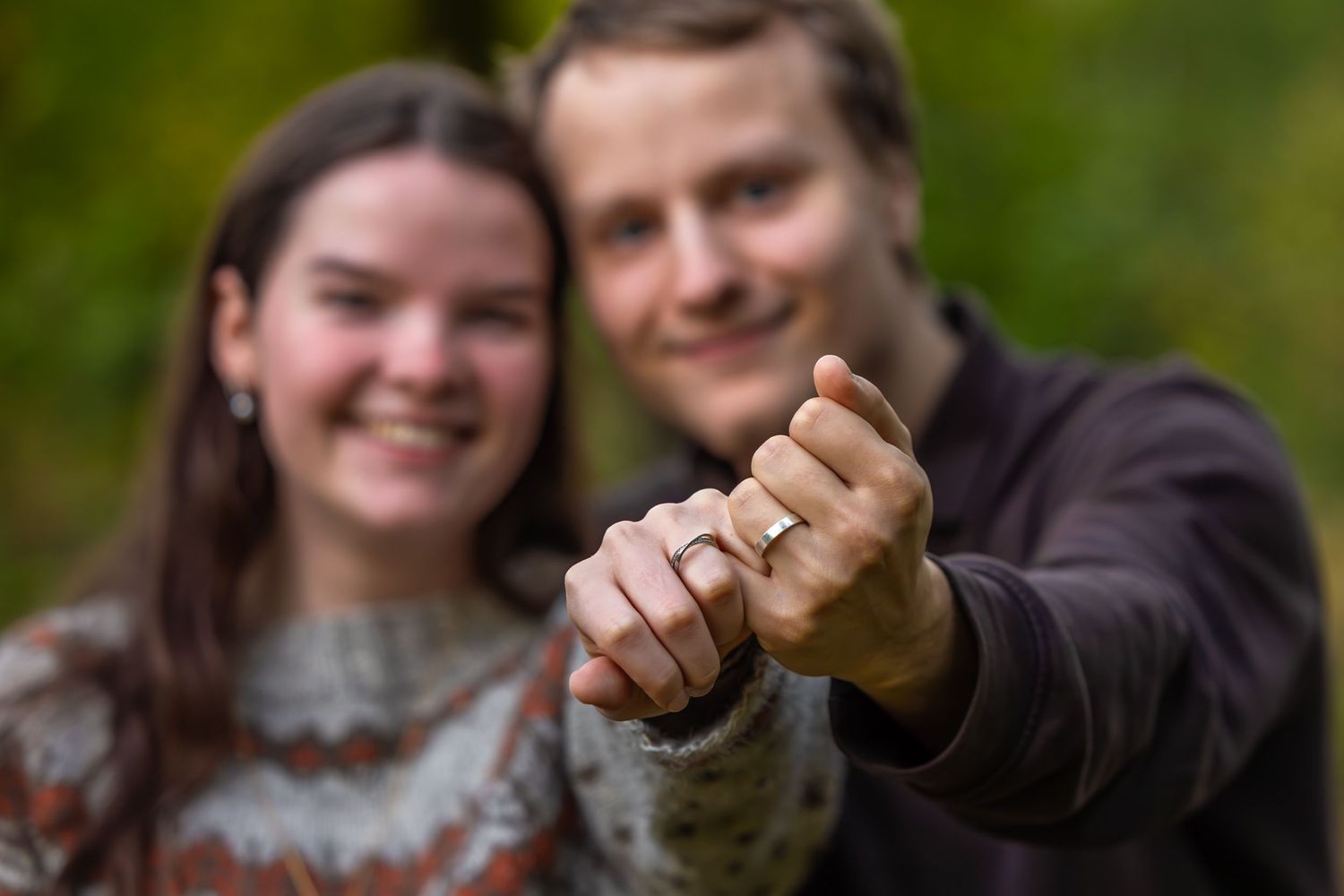 parfotografering hos bröllopsfotograf i Örkelljunga