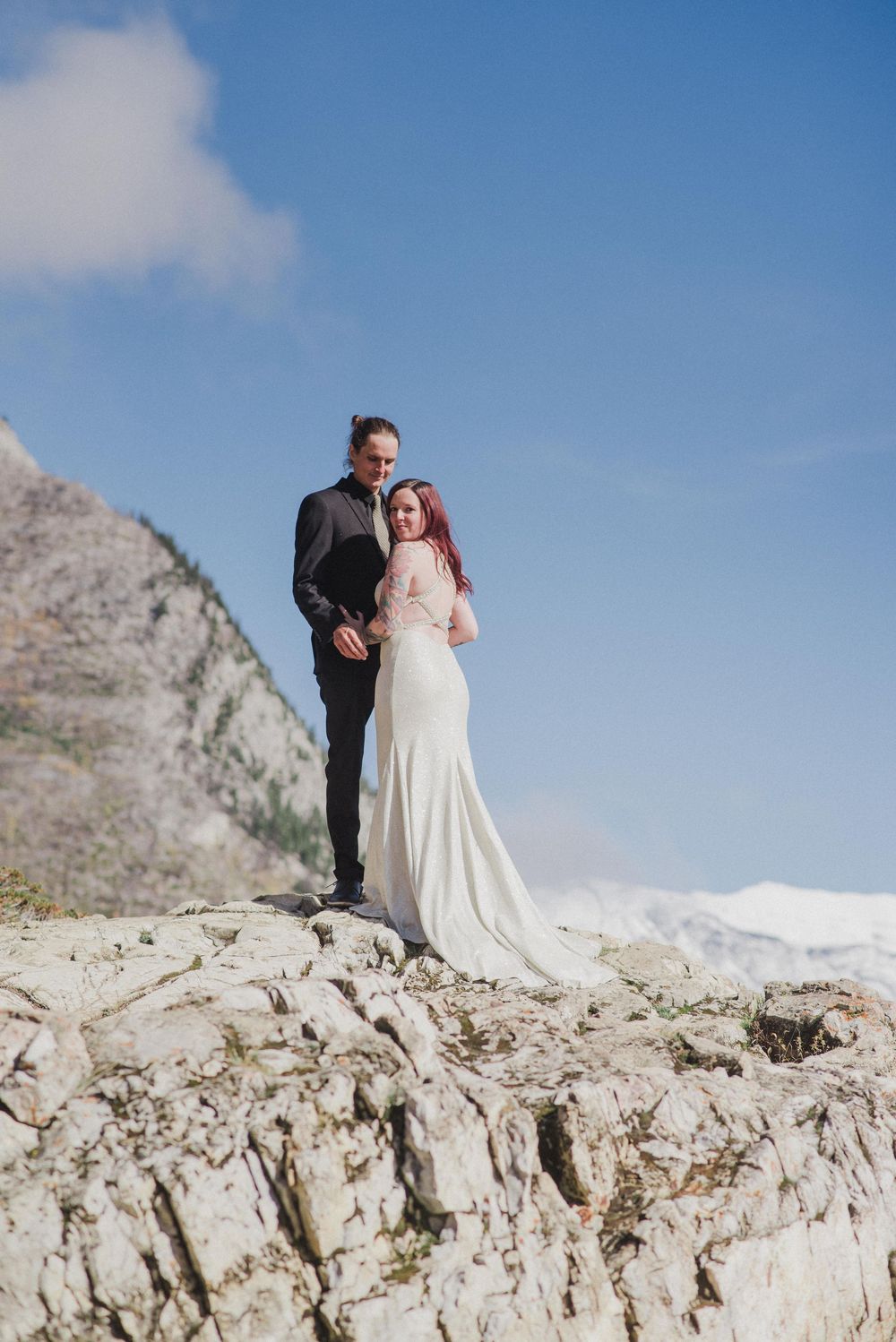 Lake Minnewanka I Banff Elopement