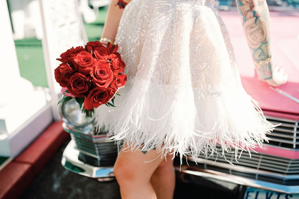 Tunnel of Love Drive-thru in a Pink Cadillac