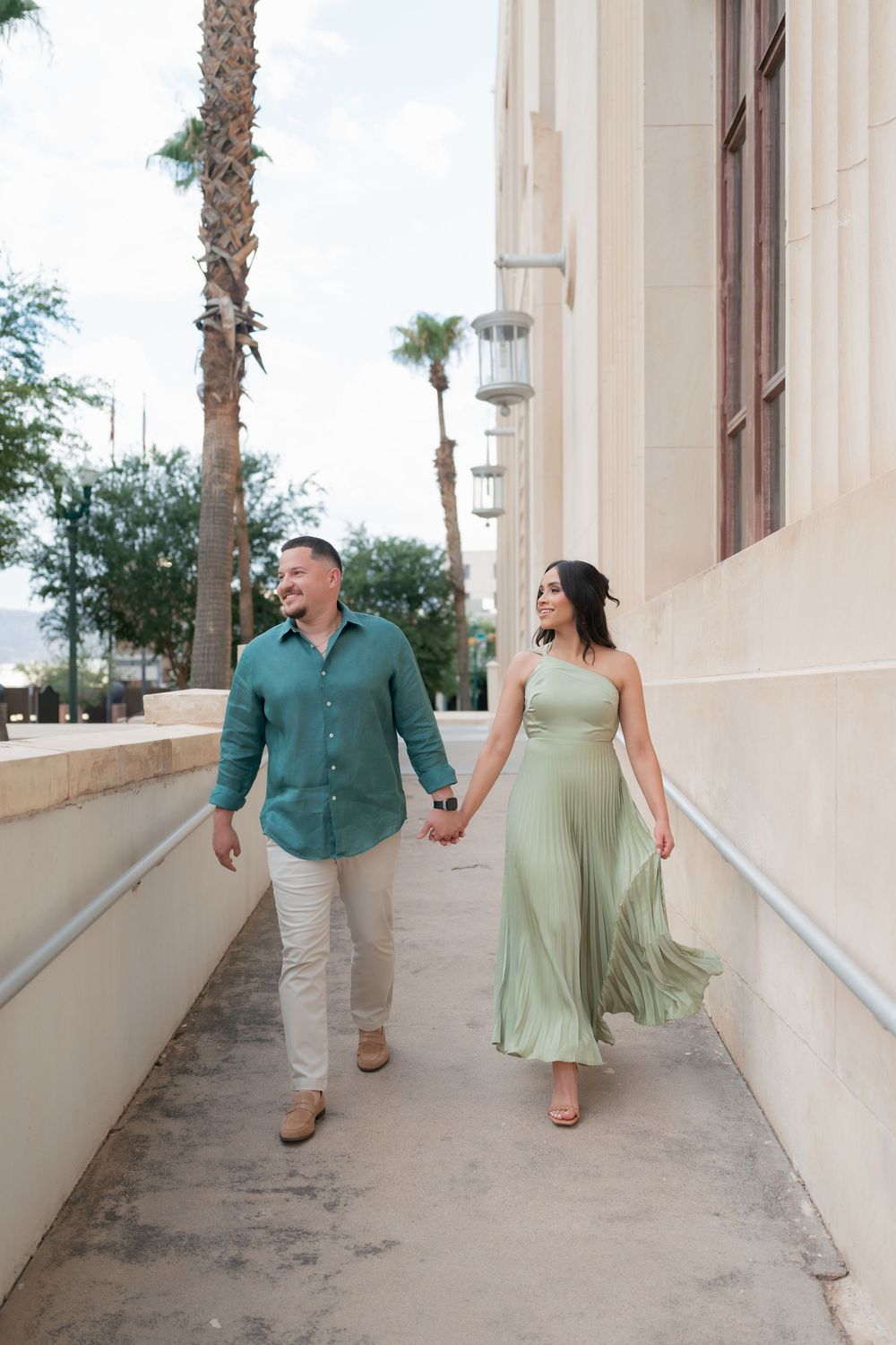Engagement photo session in Downtown El Paso