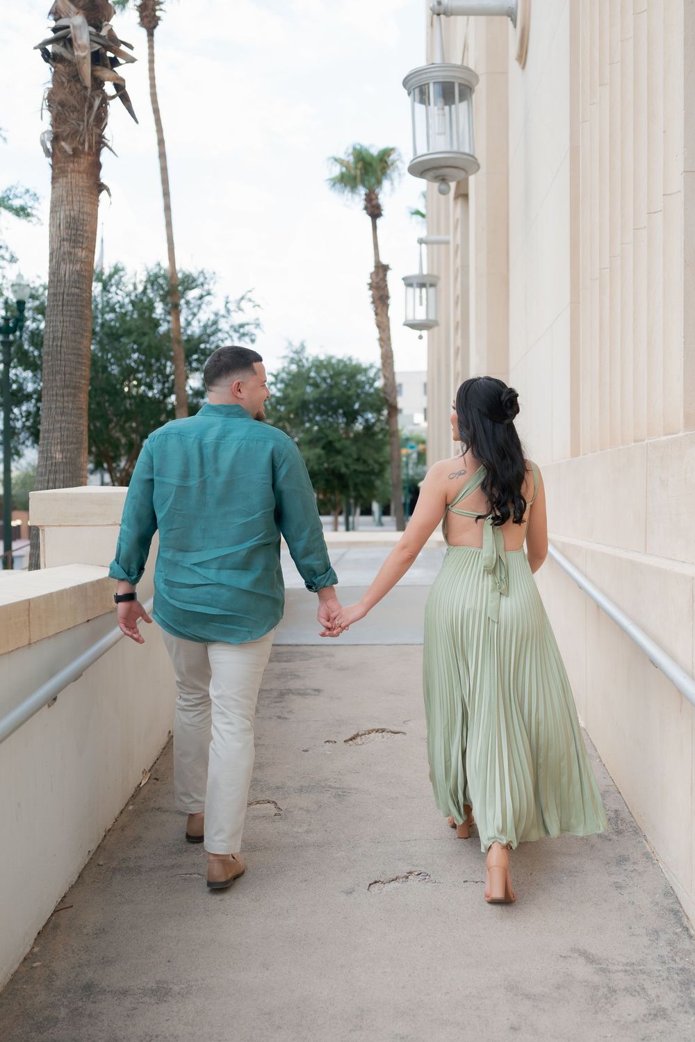 Engagement photo session in Downtown El Paso