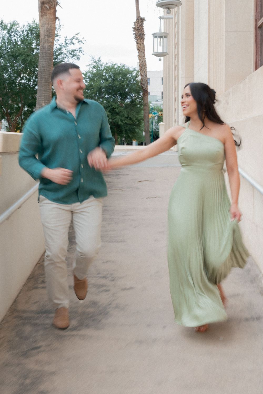Engagement photo session in Downtown El Paso