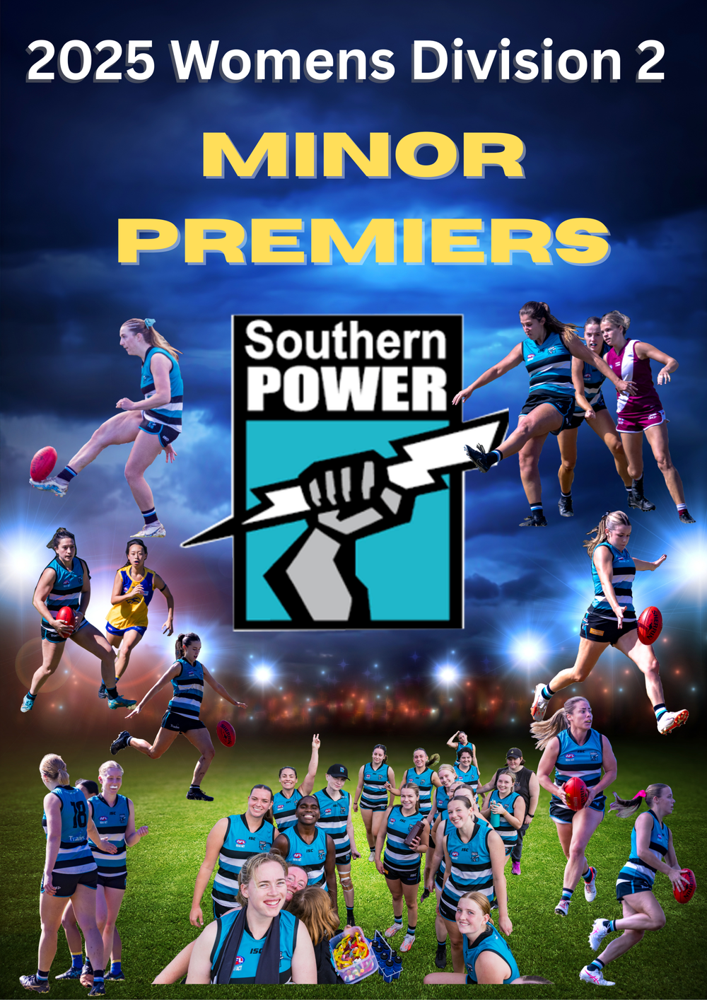 Womens AFL poster design