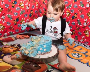 children milestone photography composite photography