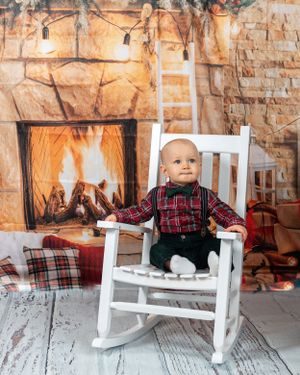 children milestone photography composite photography