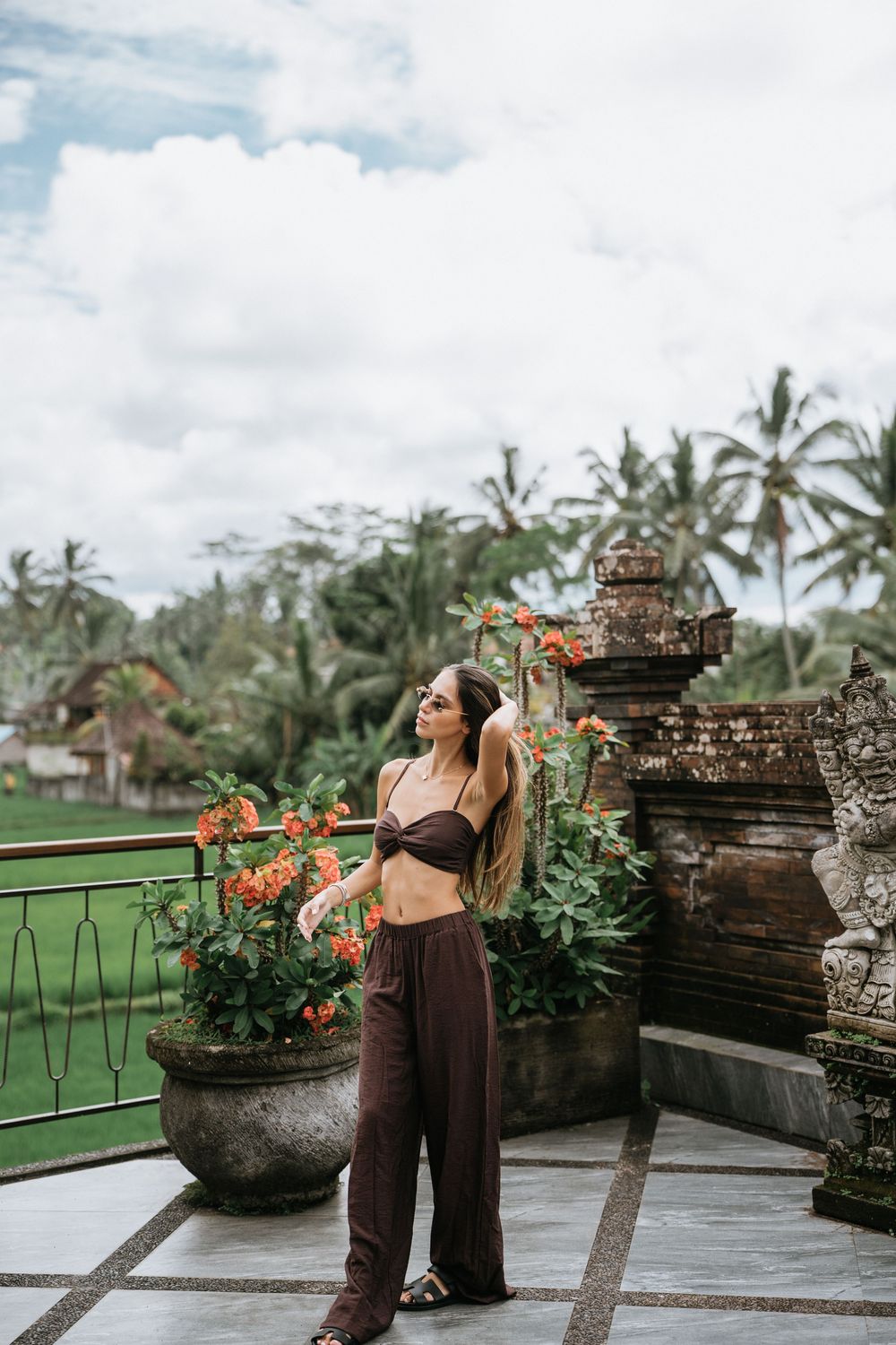 Personal branding photoshoot session in Bali at Abisena Wellness and Resort Ubud.