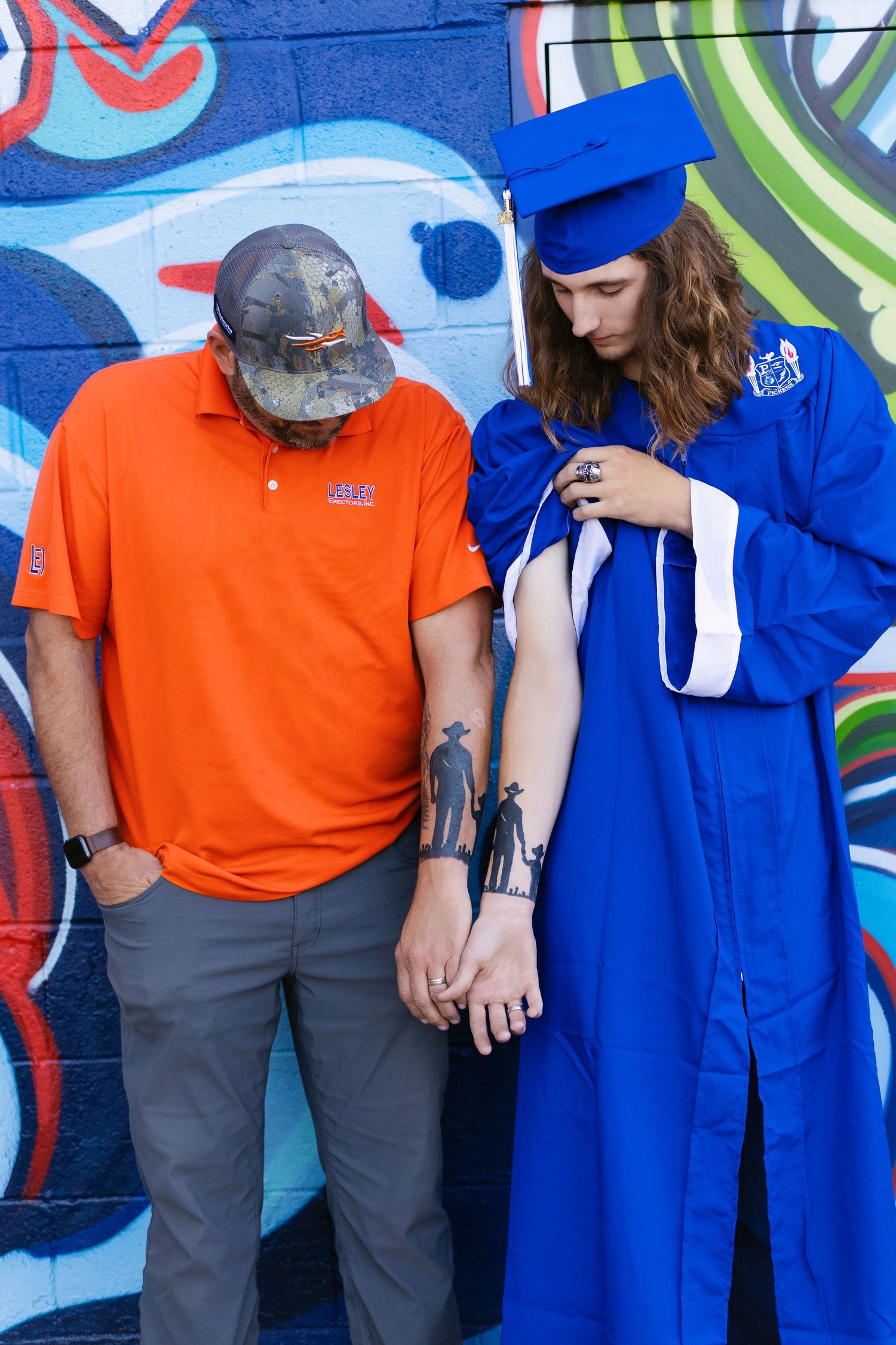Dad and son tattoos. Greenville sc newborn photographer, Easley sc newborn photographer, Newborn photographer, Upstate sc