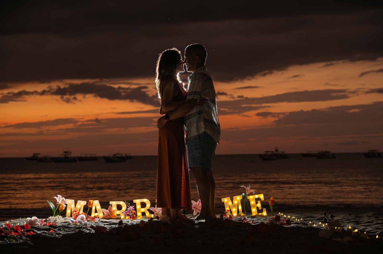 Sunset photo session in Riu Palace, Costa Rica