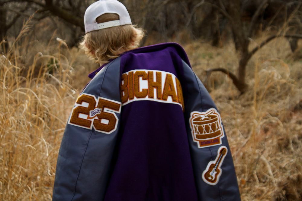 A River Road High School Senior during a senior photo session at Palo Duro Canyon State Park in Canyon, Texas