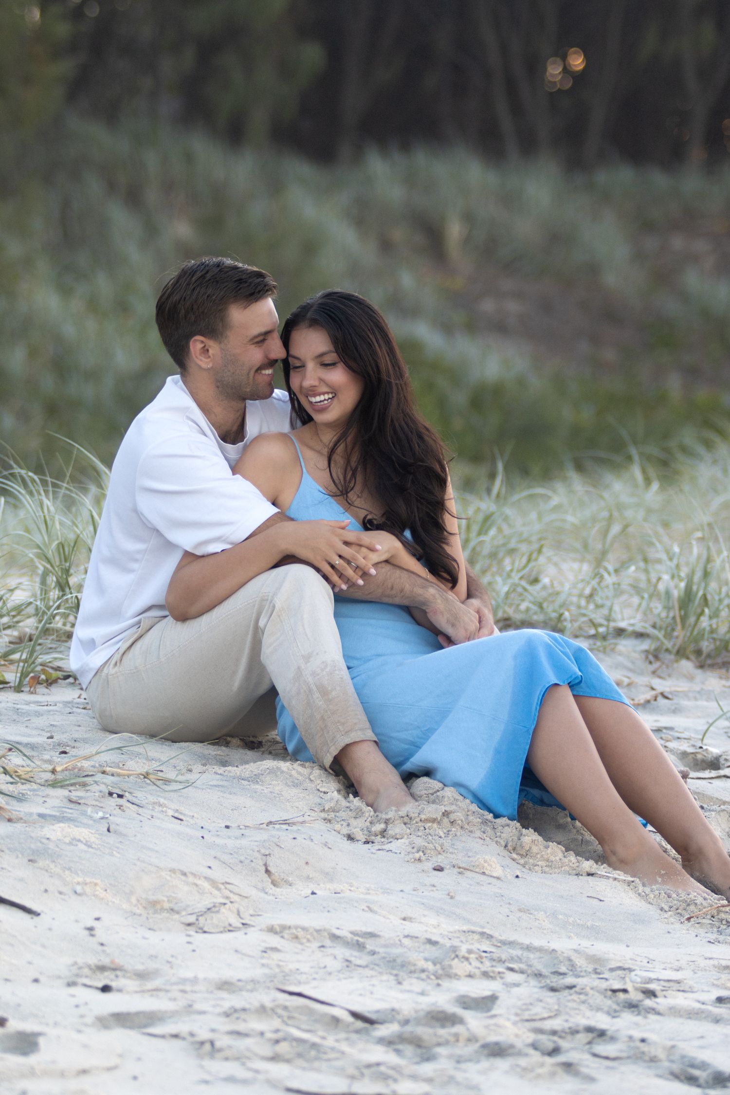 couples photographer, beach shoot, beach, coastal, engaged, photoshoot, gold coast