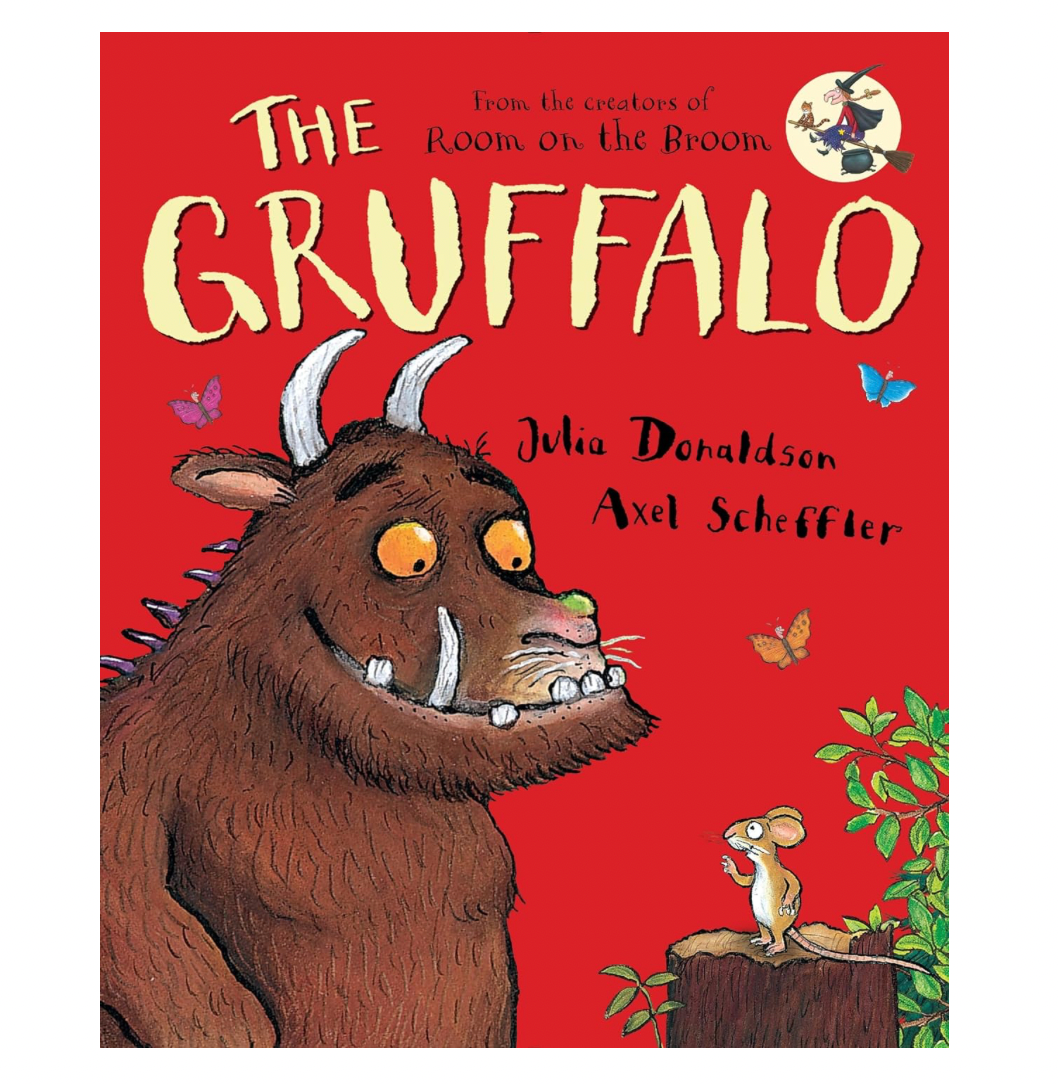 The Gruffly incorporates rhyming words and repetition so toddlers can "guess" what is coming next.