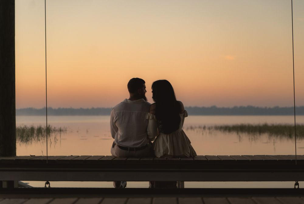 Orlando engagement session at sunrise