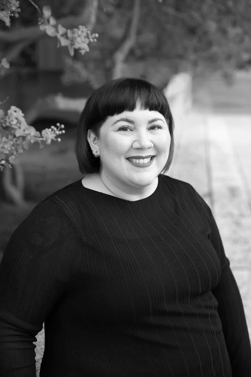 Black and white pics of an LSU graduate