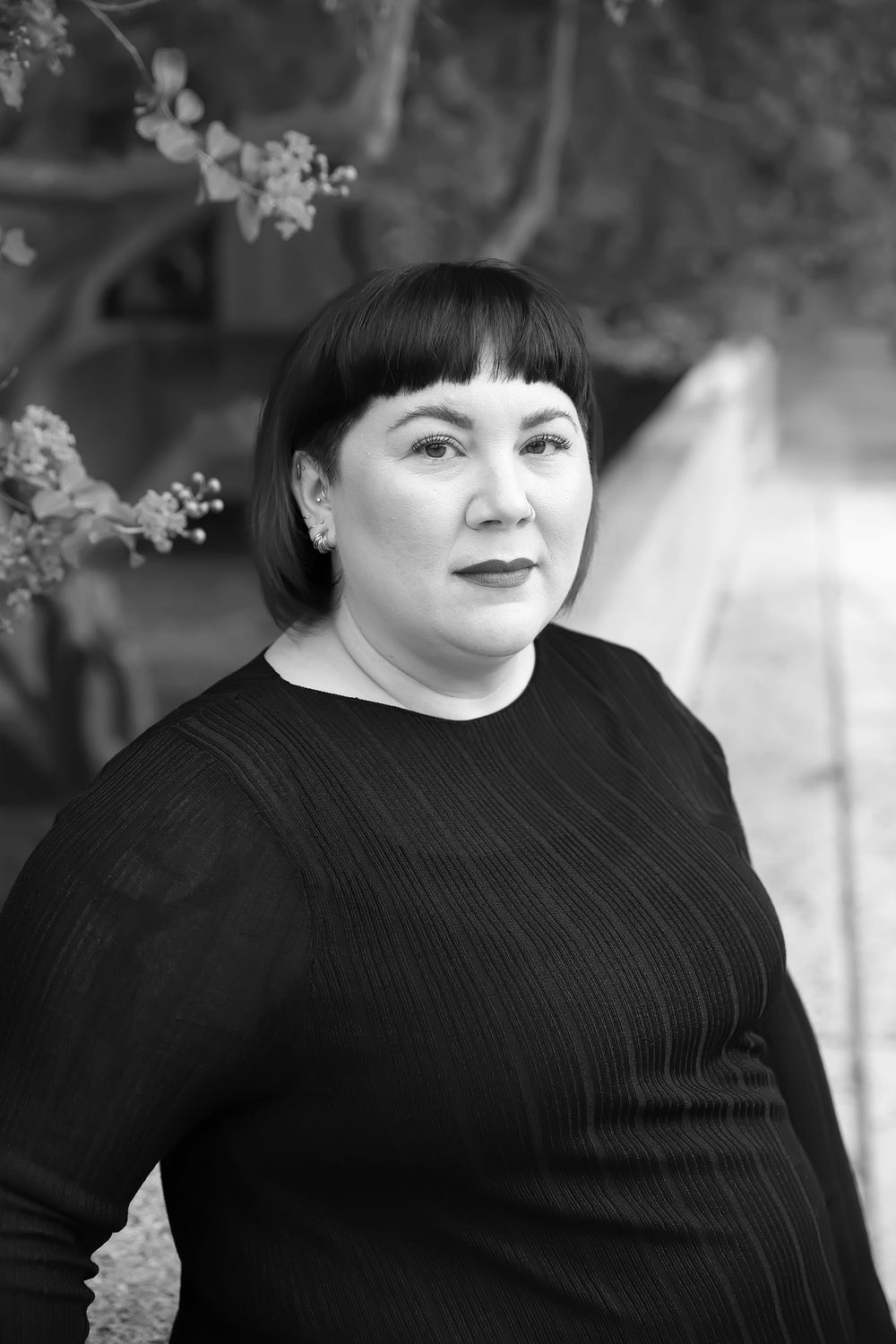 Black and white pics of an LSU graduate