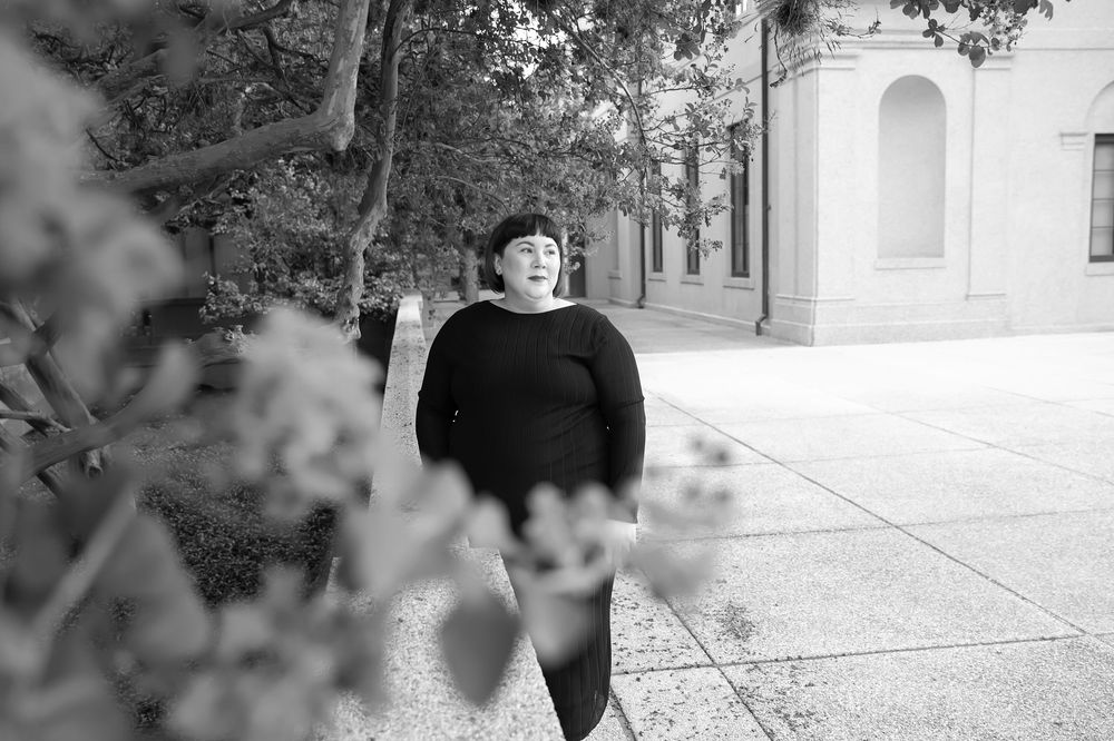 Black and white pics of an LSU graduate
