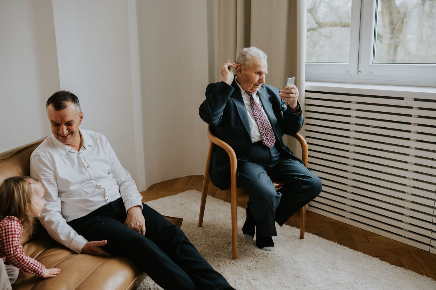 Rodzinna sesja zdjęciowa pokoleniowa Katowice sesja rodzinna w studiu fotograf Katowice fotograf Śląsk zdjęcia rodzinne z dziadkami sesja