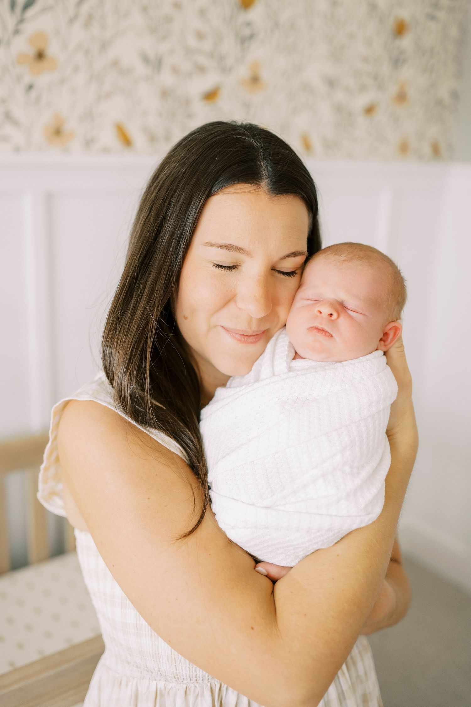 Calm, baby-led newborn photography session in Frisco TX