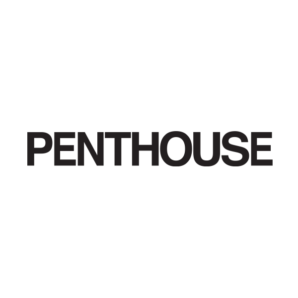 Bold black PENTHOUSE text logo on white background.
