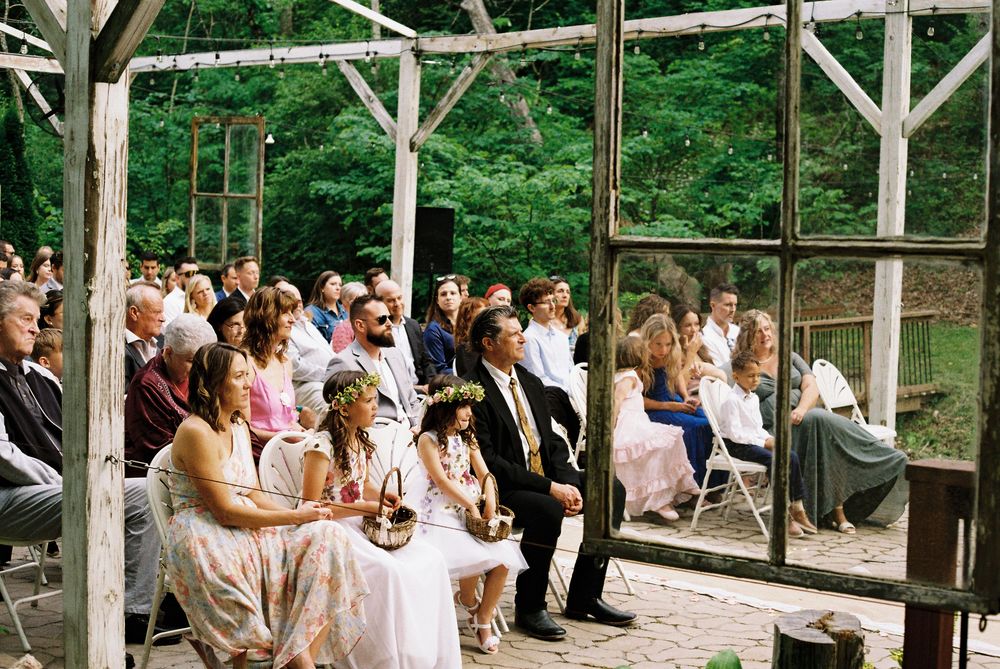 St. Louis wedding ceremony on 35mm fim