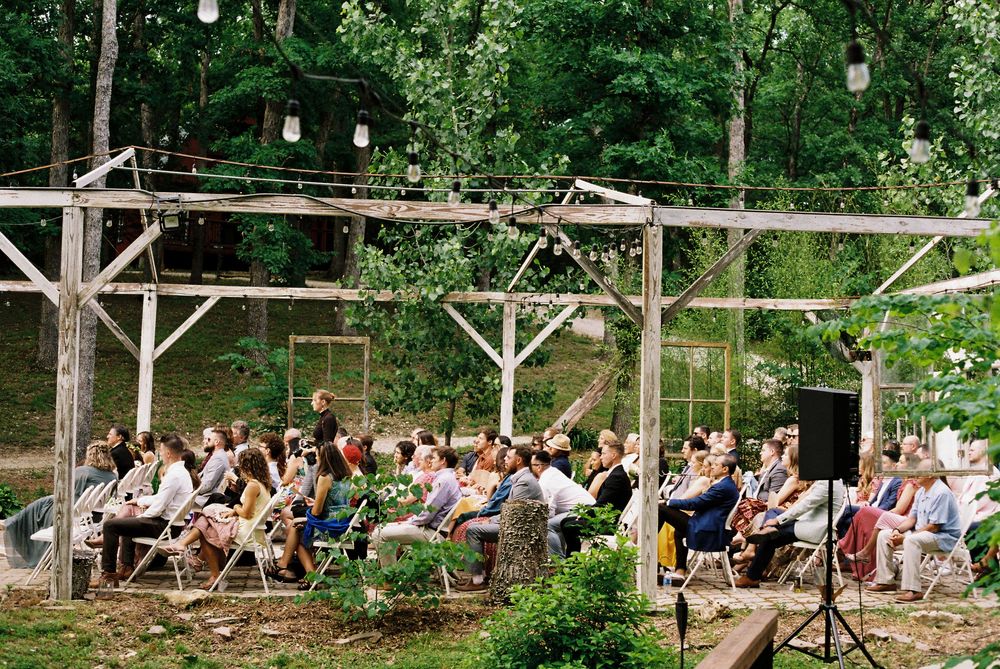 St. Louis wedding ceremony on film