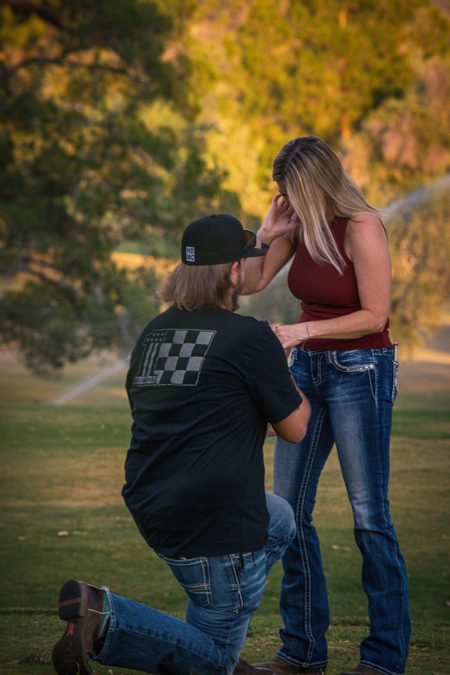 surprise proposal in Northwest Tucson at Omni Tucson National golf resort