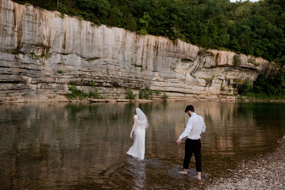 buffalo river elopement summer