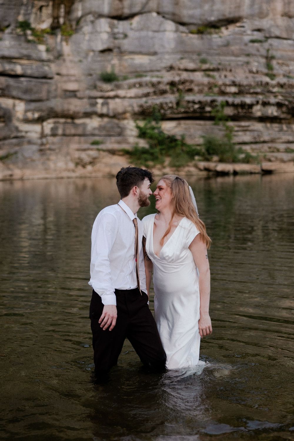 buffalo river summer elopement
