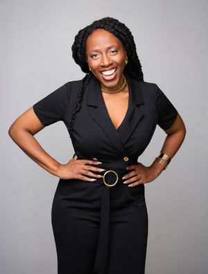 Headshot for black woman in Seattle Studio