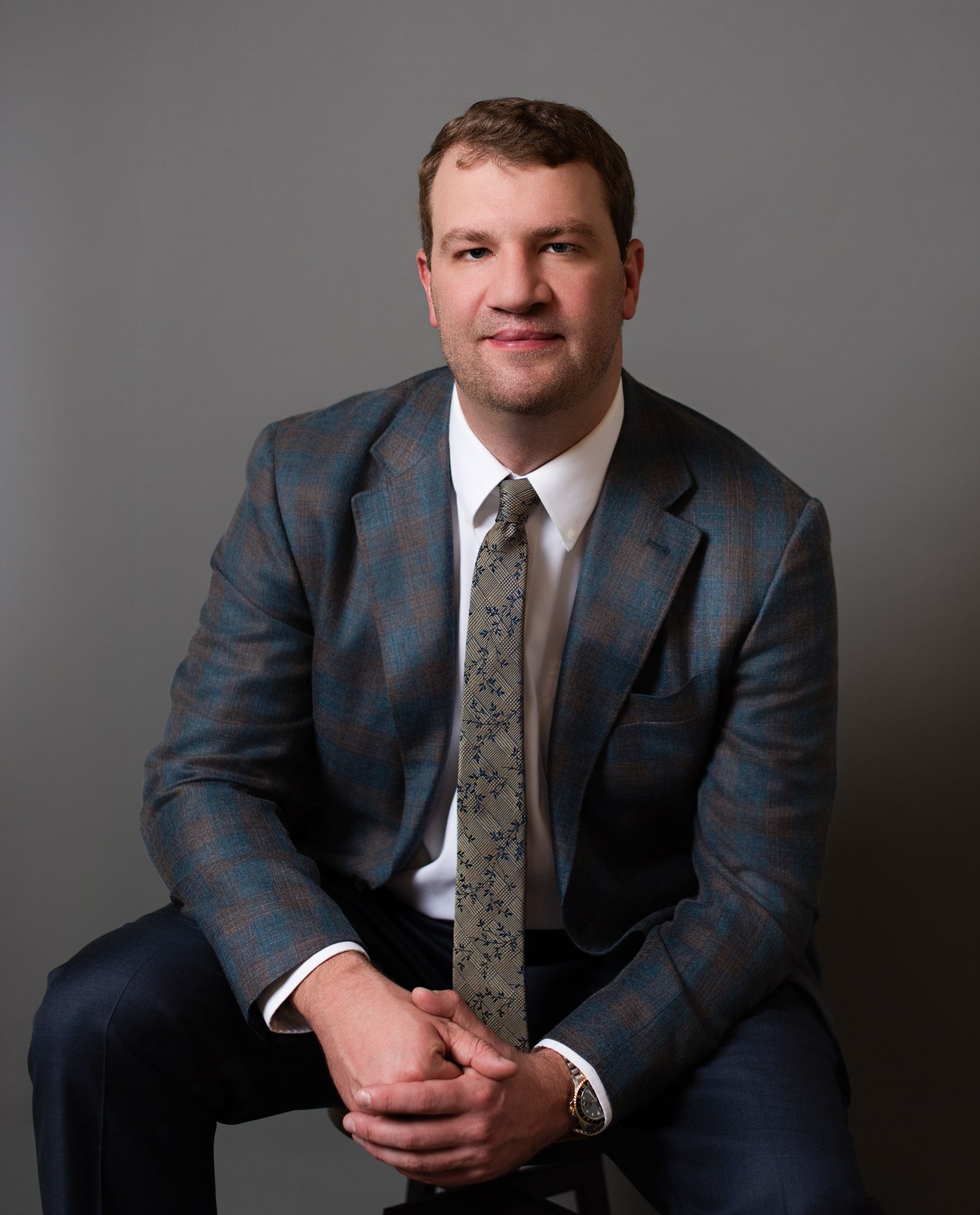 Professional Headshot for men in Seattle studio