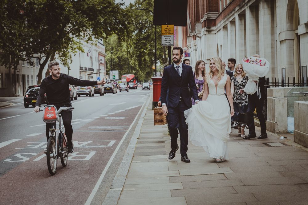 Documentary wedding photographer in London