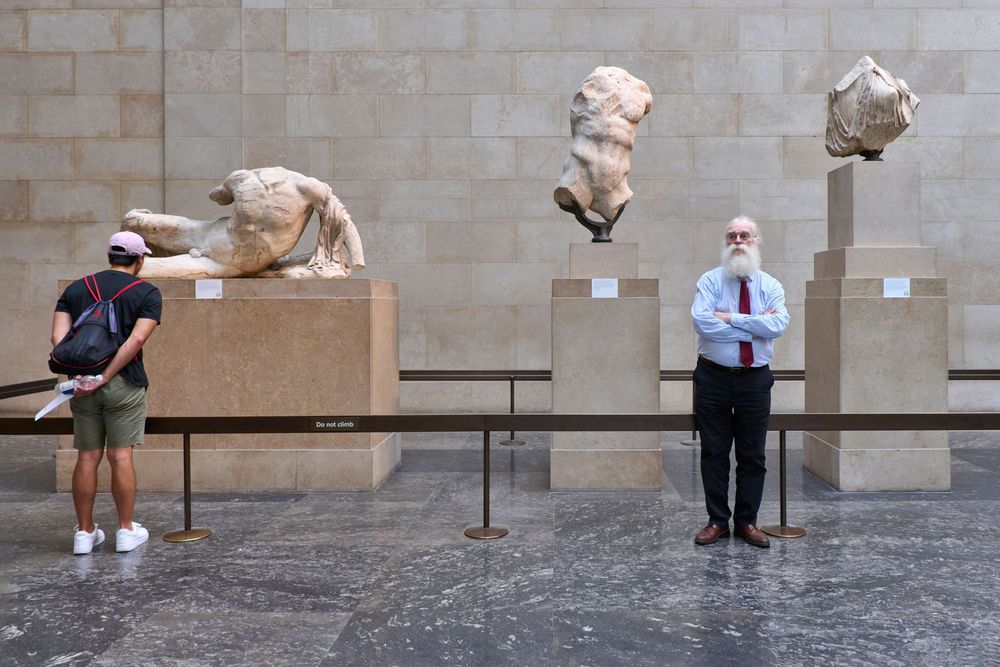 Portraits of Dr Irving Finkel at The British Museum for IQ, The MENSA Magazine produced by Think Publishing