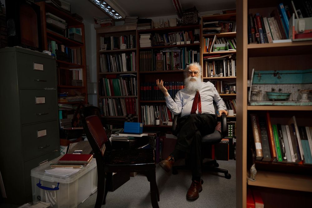 Portraits of Dr Irving Finkel at The British Museum for IQ, The MENSA Magazine produced by Think Publishing
