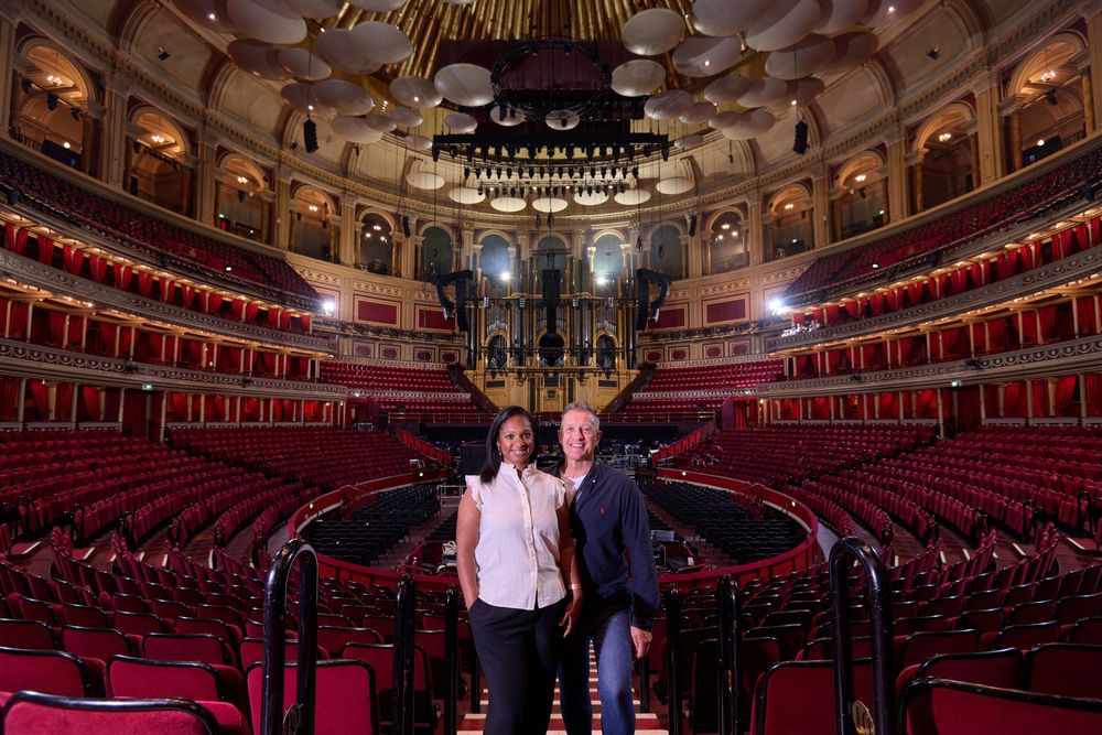 Editorial shoot for Greene King on location at The Royal Albert Hall in London