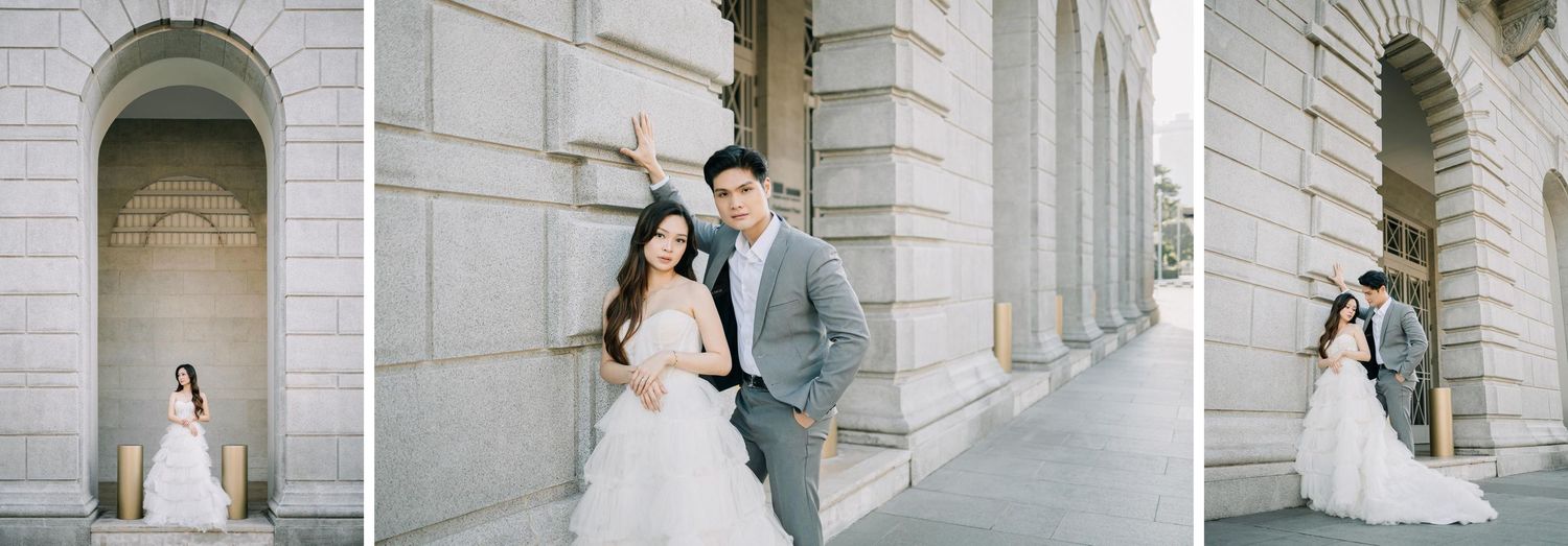 Best Pre-Wedding Photoshoot Locations in Singapore: National Gallery