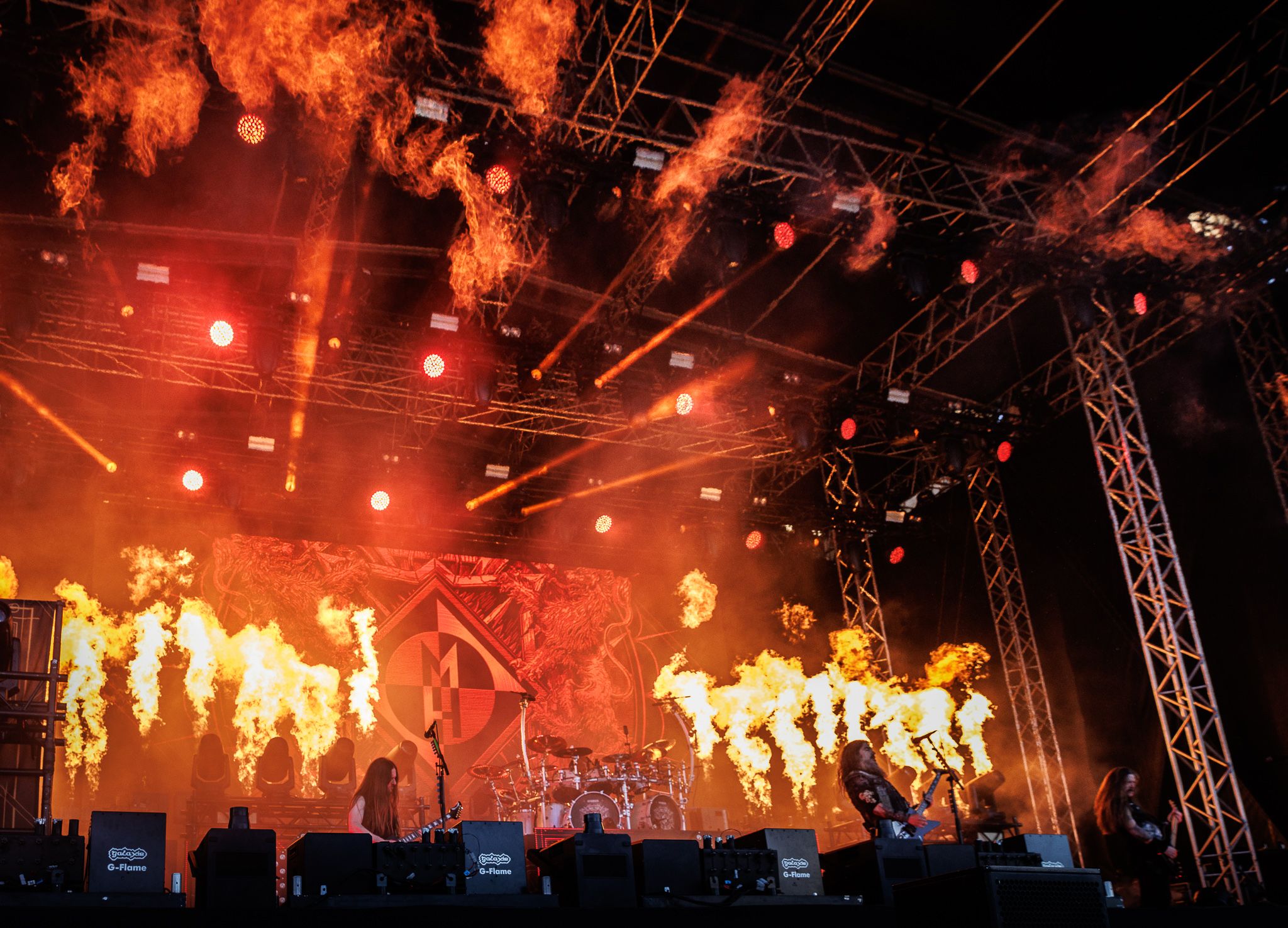 Tons of Rock Machine Head pyro