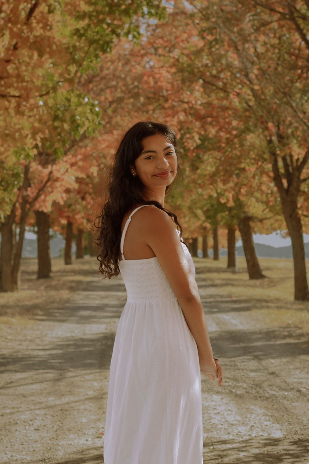 Fall seasonal senior portraits in Green Bluff, WA.